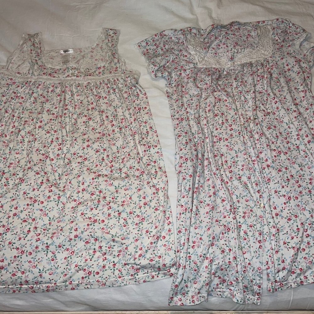 Fundamentals Small Floral Night Gown Set